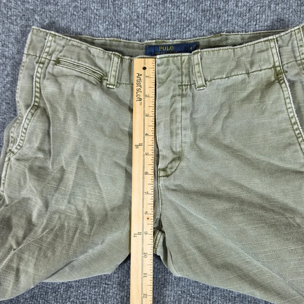 Polo Ralph Lauren Quin Boyfriend Chino Pants Olive Green Womens Tag 4 Act 29x28